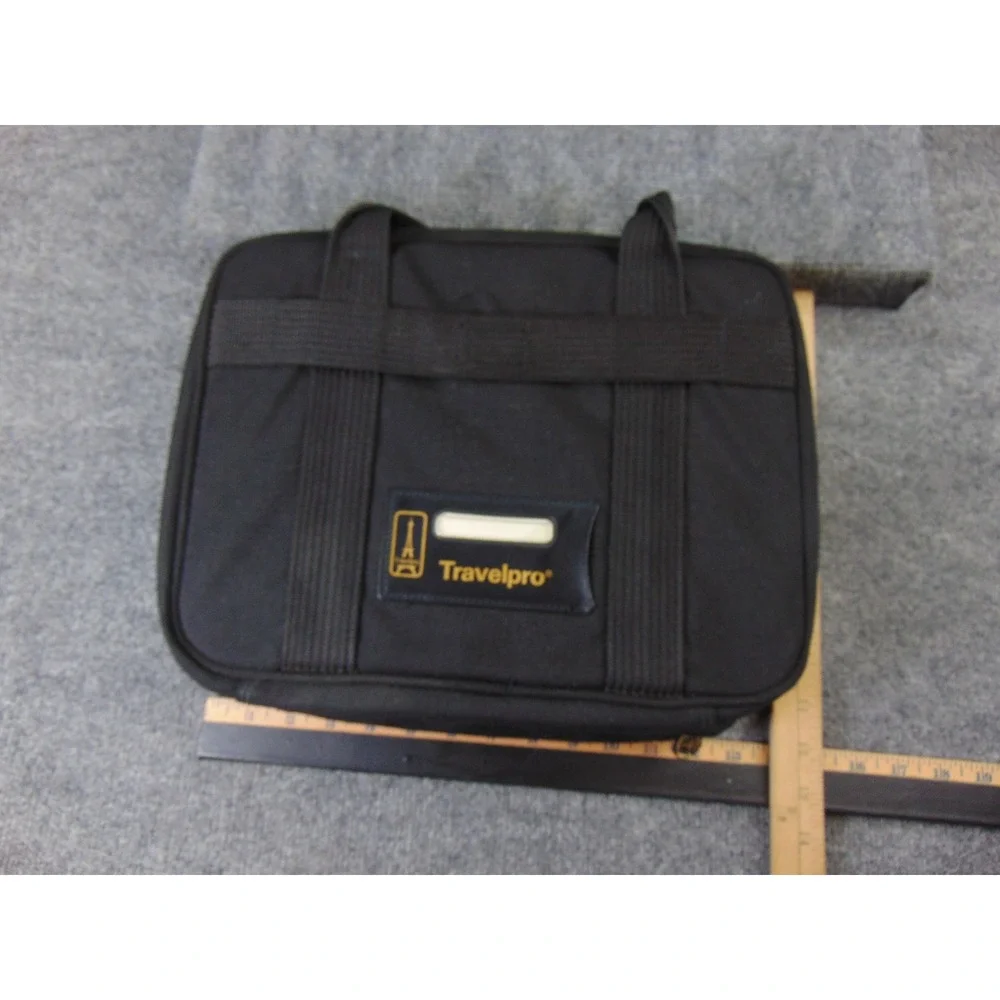 Travelpro Attachables Mens B4 Black Solid Organizer Briefcase Work Travel Bag